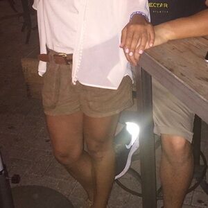 Free People real suede vintage shorts